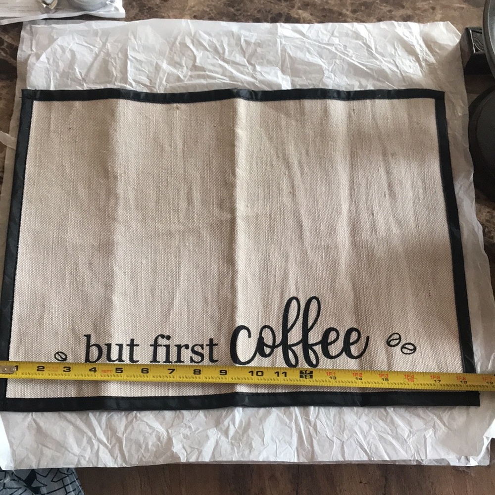 But First Coffee Mat New❤️
